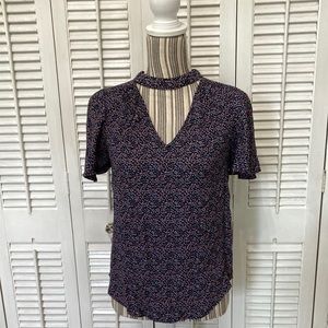 Maeve flutter sleeve blouse